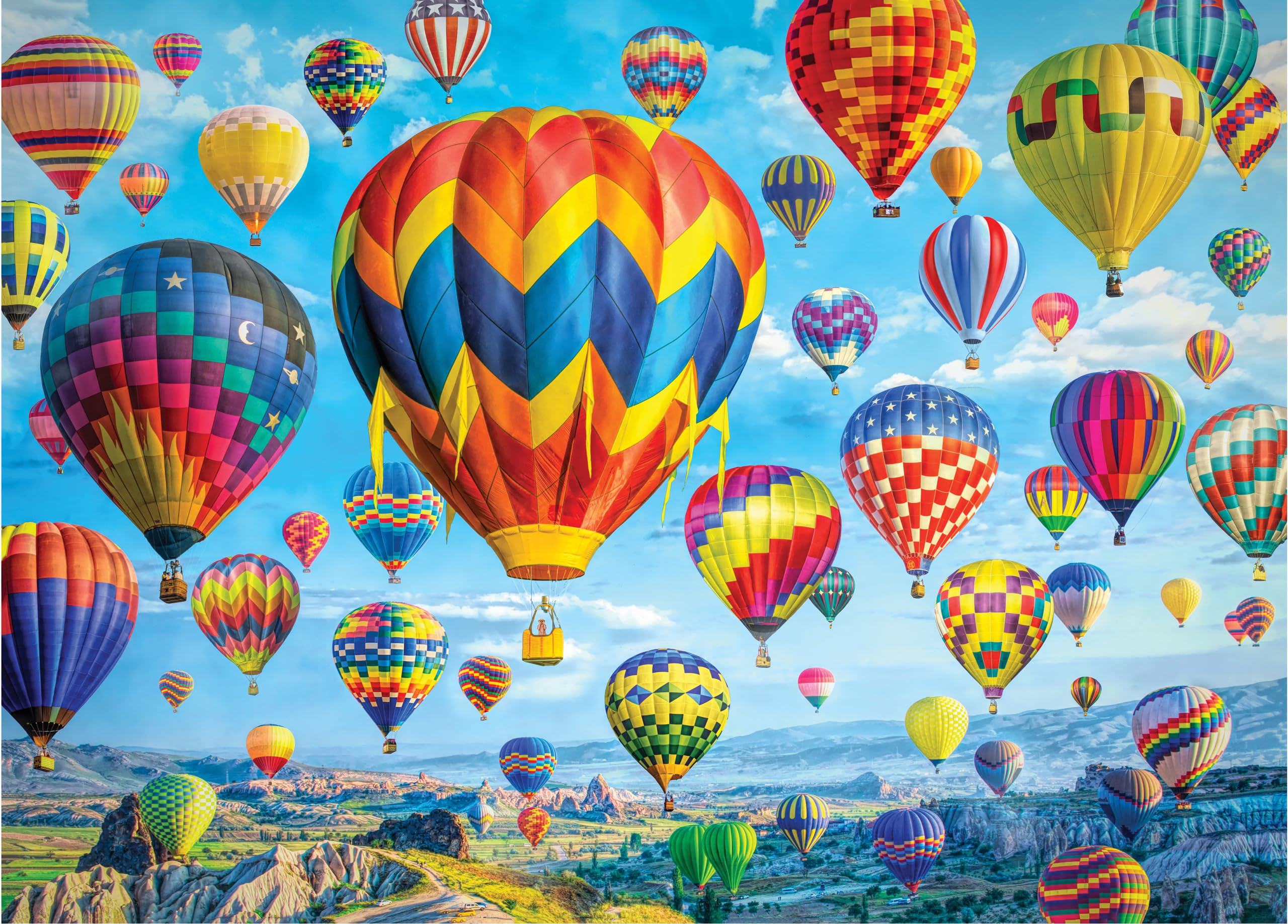 Balloons in Flight 1000 Piece Jigsaw Puzzle: Peter Pauper Press